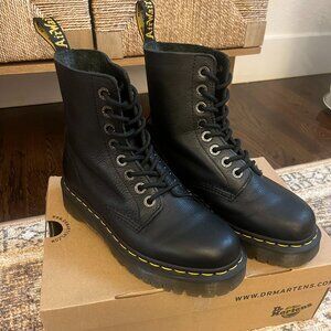 Dr. Martens - 1460 Pascal Bex - Black - Size US Womens 7 / Mens 6